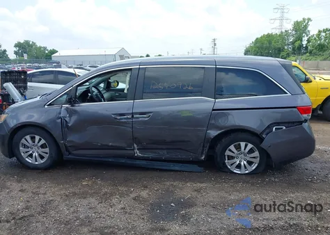 2015 Honda Odyssey Ex z USA, uszkodzony, nr VIN 5FNRL5H44FB013038